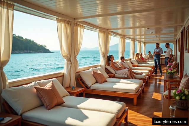 The Ultimate Relaxation on Luxurious Ferry Decks