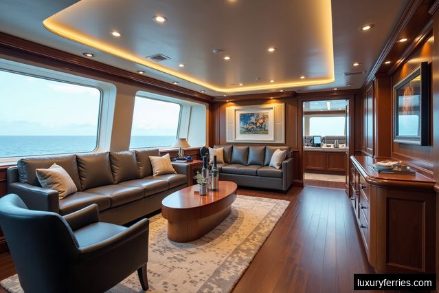 Elegant Accommodations on High-End Ferries
