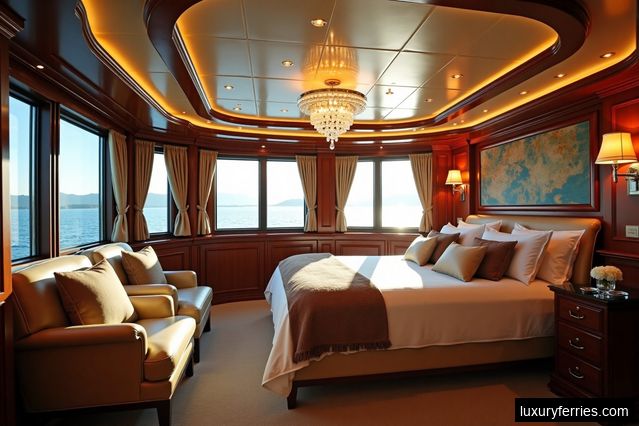 Elegant Accommodations on High-End Ferries